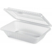 EC-11-1-CL GET, 9" x 6 1/2" x 2 1/2" Eco-Takeout's Reusable Food Container, Clear (12/pk)