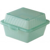 EC-08-1-JA GET, 4 3/4" x 4 3/4" x 3 1/4" Eco-Takeout's Reusable Food Container, Jade (12/pk)