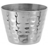 HAMSC American Metalcraft, 2.5 oz Stainless Steel Sauce Cup w/ Hammered Finish