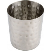 FFHM35 American Metalcraft, 26 oz Stainless Steel French Fry Cup w/ Hammered Finish
