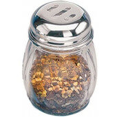 3307 American Metalcraft, 6 oz Glass Spice Shaker w/ Slotted Top