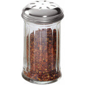GLA317 American Metalcraft, 12 oz Glass Spice Shaker w/ Slotted Top