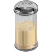 GLA319 American Metalcraft, 12 oz Glass Cheese Shaker w/ Perforated Top