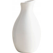 BVJGG4 American Metalcraft, 2" x 3 7/8" Ceramic Bud Vase, White
