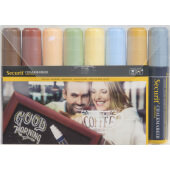 SMA720V8ET American Metalcraft, Securit® Wide Tip Chalk Markers, Assorted (8/pk)