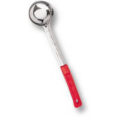 SPN2 American Metalcraft, 2 oz Stainless Steel Solid Portion Control Spoon, Red