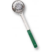 SPNP4 American Metalcraft, 4 oz Stainless Steel Perforated Portion Control Spoon, Green