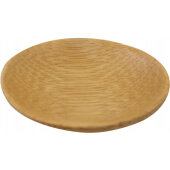 BAMDRBAM2 TableCraft, 2 1/2" Bamboo Disposable Plate, Natural Finish (48/pk)