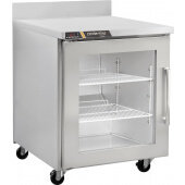 CLUC-27R-GD-WTL Centerline by Traulsen, 27" 1 Glass Door Worktop Refrigerator