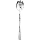 HM12NOT American Metalcraft, 12" Stainless Steel Notched Serving Spoon w/ Hammered Finish