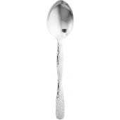 HM10SPO American Metalcraft, 10" Stainless Steel Solid Serving Spoon w/ Hammered Finish