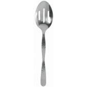 HM10SL American Metalcraft, 10" Stainless Steel Slotted Serving Spoon w/ Hammered Finish