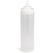 11253C-1 TableCraft, 12 oz Wide Mouth Polyethylene Squeeze Bottle, Clear