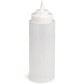 3263C TableCraft, 32 oz Wide Mouth Polyethylene Squeeze Bottle, Clear