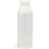 3263C3 TableCraft, 32 oz Three Tip Top Polyethylene Squeeze Bottle, Clear