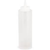 124C-1 TableCraft, 24 oz Cone Tip Polyethylene Squeeze Bottle, Clear