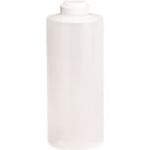 2132C TableCraft, 32 oz Hinge Top Polyethylene Squeeze Bottle, Clear