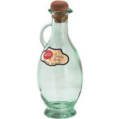 H9220 TableCraft, 8 oz Glass Tuscany™ Oil & Vinegar Cruet Bottle w/ Cork Stopper