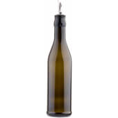 H92006 TableCraft, 17 oz Glass Oil & Vinegar Cruet Bottle w/ Pourer