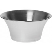 5063 TableCraft, 4 oz Flared Stainless Steel Sauce Cup