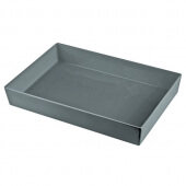 CW5000GR TableCraft Professional Bakeware, Full Size 3" Deep Cast Aluminum Food Pan, Granite