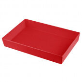CW5000R TableCraft Professional Bakeware, Full Size 3" Deep Cast Aluminum Food Pan, Red