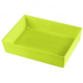CW5004LG TableCraft Professional Bakeware, 1/2 Size 3" Deep Cast Aluminum Food Pan, Lime Green