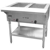 ST-120/2 Admiral Craft, 33" Electric Steam Table, 2 Pan Capacity, 1.5 kW