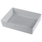 CW5004N TableCraft Professional Bakeware, 1/2 Size 3" Deep Cast Aluminum Food Pan, Natural Finish