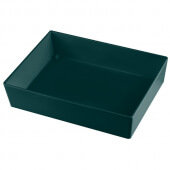 CW5004HGN TableCraft Professional Bakeware, 1/2 Size 3" Deep Cast Aluminum Food Pan, Hunter Green