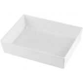 CW5004W TableCraft Professional Bakeware, 1/2 Size 3" Deep Cast Aluminum Food Pan, White