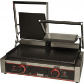 ESG-2 Winco, 3.5 kW Panini Sandwich Grill, Double, Flat Top & Bottom