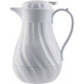 1001302 TableCraft, 20 oz Connoisserve™ Plastic Coffee Decanter, White