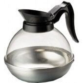 18 TableCraft, 64 oz Polycarbonate Coffee Decanter w/ Stainless Steel Base