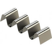 TRS34 TableCraft, 3 - 4 Compartment Stainless Steel Taco Holder