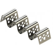 TRSP34 TableCraft, 3 - 4 Compartment Stainless Steel Perforated Taco Holder