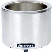 FW-1200WR Admiral Craft, 11 Quart Single Well Soup Kettle Warmer / Cooker, 1.2 kW