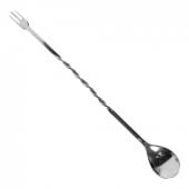 H503K TableCraft, 12" Stainless Steel Bar Mixing Spoon & Fork
