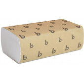 BWK6200 Boardwalk, 250 Count 1-Ply Multi-fold Paper Towels, White (16/case)