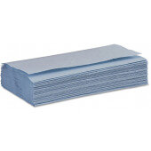 BWK6191 Boardwalk, 250 Count 1-Ply Single Fold Windshield Paper Towels, Blue (9/case)