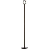 BK1915 TableCraft, 15" Black Powder Coated Place Card & Table Number Holder