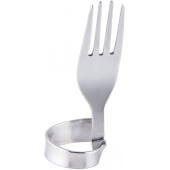 BFCH4 TableCraft, 4" Stainless Steel Fork Place Card & Table Number Holder (12/pk)