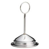 1306 TableCraft, 6" Stainless Steel Place Card & Table Number Holder