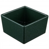 CW4024HGNS TableCraft Professional Bakeware, 1 Qt Coated Cast Aluminum Straight Sided Bowl, Hunter Green w/ White Speckle