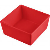 CW4004R TableCraft Professional Bakeware, 4 Qt Coated Cast Aluminum Straight Sided Bowl, Red