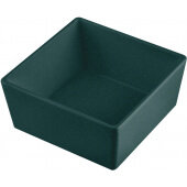 CW4004HGNS TableCraft Professional Bakeware, 4 Qt Coated Cast Aluminum Straight Sided Bowl, Hunter Green w/ White Speckle