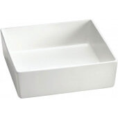 CW4004W TableCraft Professional Bakeware, 4 Qt Coated Cast Aluminum Straight Sided Bowl, White