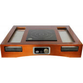 CWACTION1TCP TableCraft Professional Bakeware, 1.8 kW Single Burner Countertop Induction Action Station w/ Cooling Plates, Copper Finish