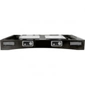 CWACTION2RSATBK TableCraft Professional Bakeware, 1.8 kW Double Burner Countertop Induction Action Station w/ Cooling Plates, Black Swirl Finish
