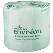 19881/01 Georgia-Pacific, 550 Sheet 1-Ply Envision® Standard Toilet Paper Roll (80/case)